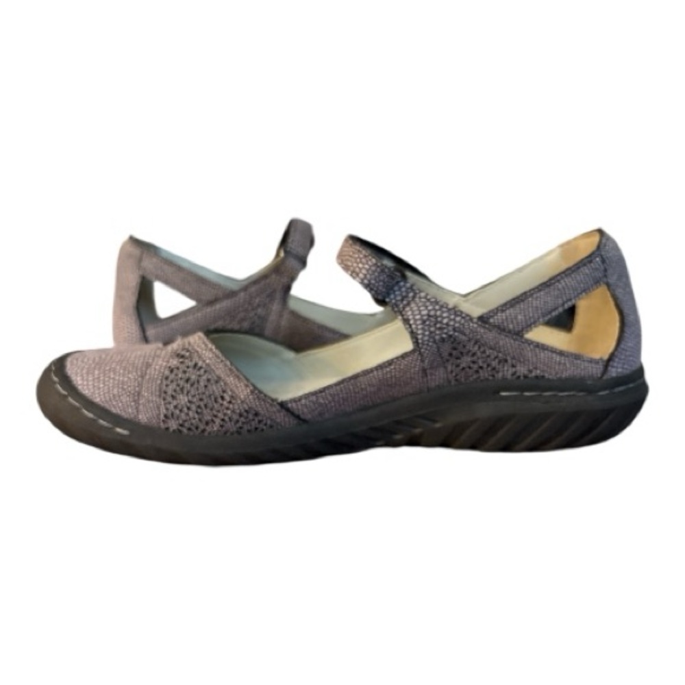 JBU JAMBU LAVENDER REPTILE TEXTURED MARY JANE SHOES WOMENS SIZE 7 EUC - Picture 6 of 11
